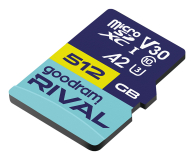 GOODRAM 512GB microSDXC RIVAL M2AA 170MB/s A2 UHS-I U3 V30 - 1536717 - zdjęcie 2